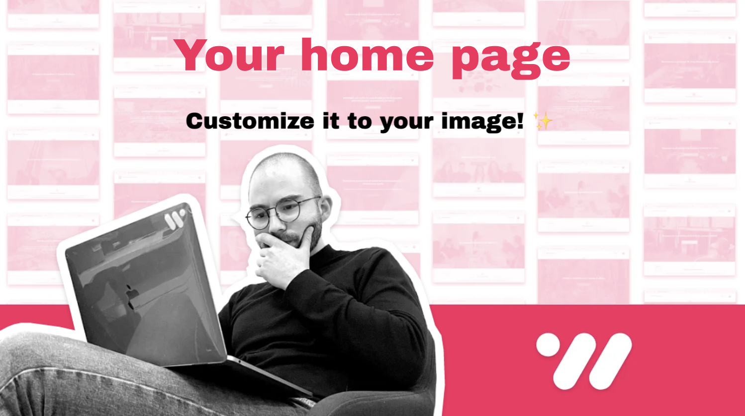 Your homepage in your image! 💁